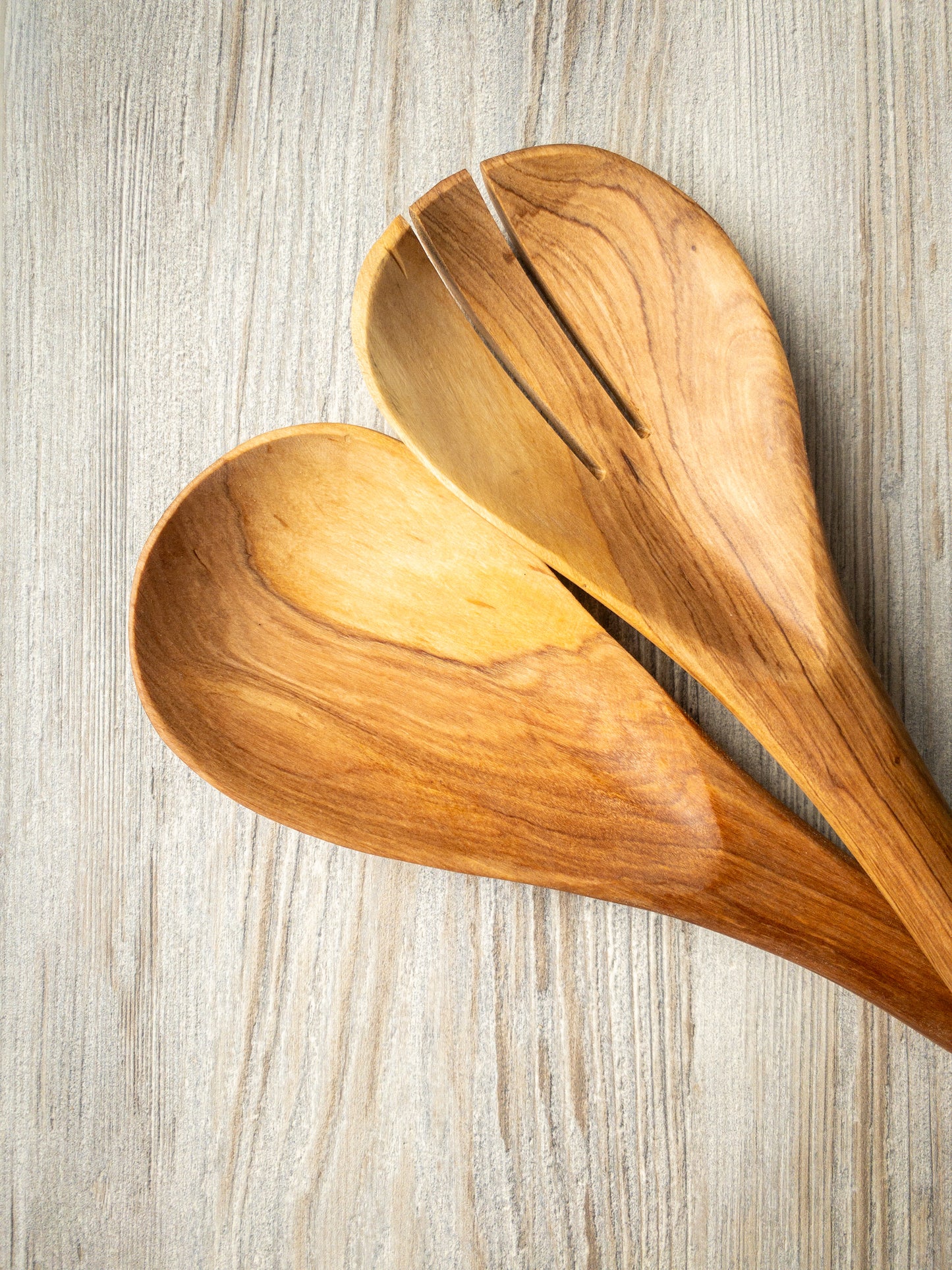 Orange Bead Salad Servers