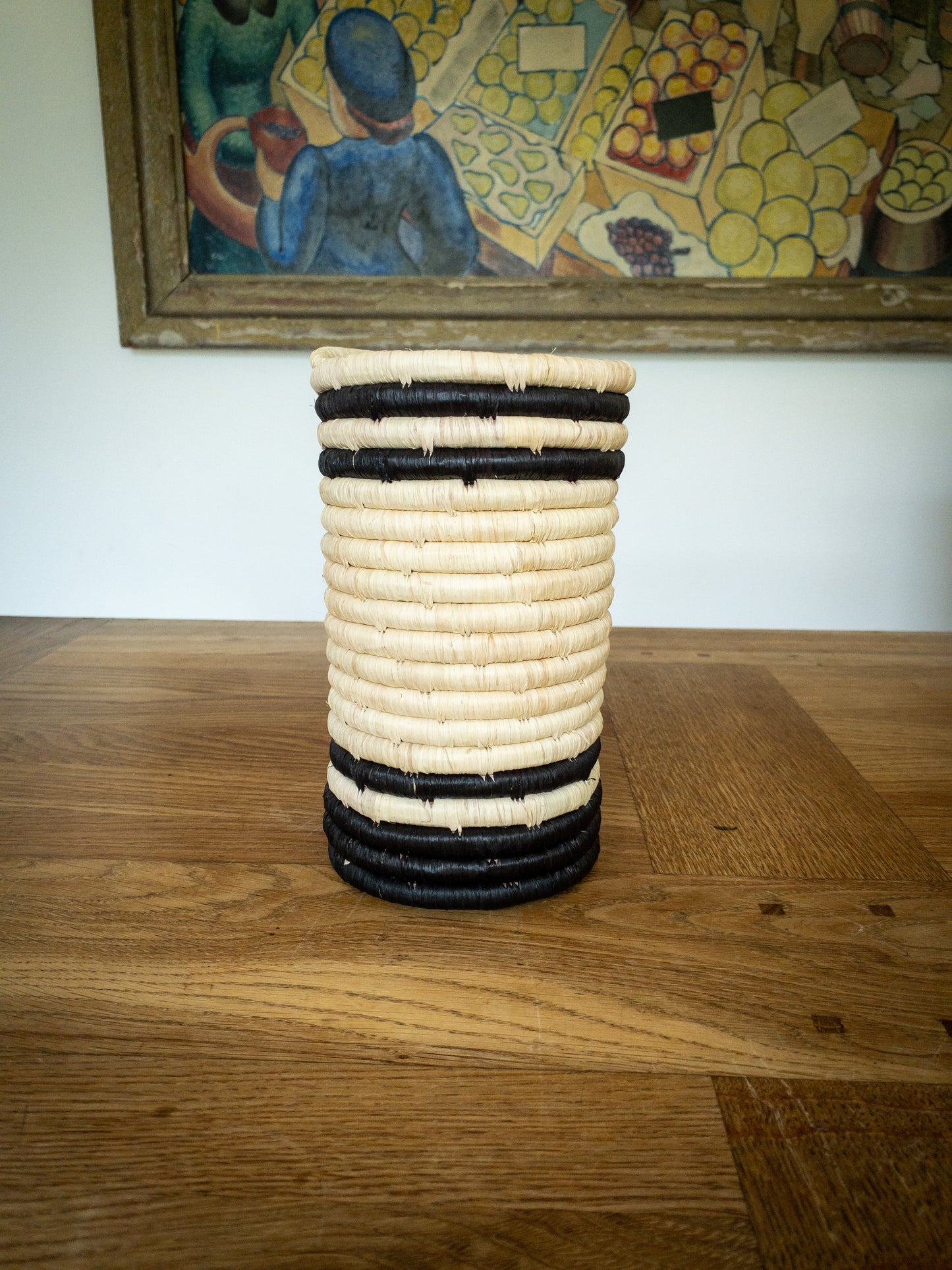 Kitchen Utensil Holder in Black and White