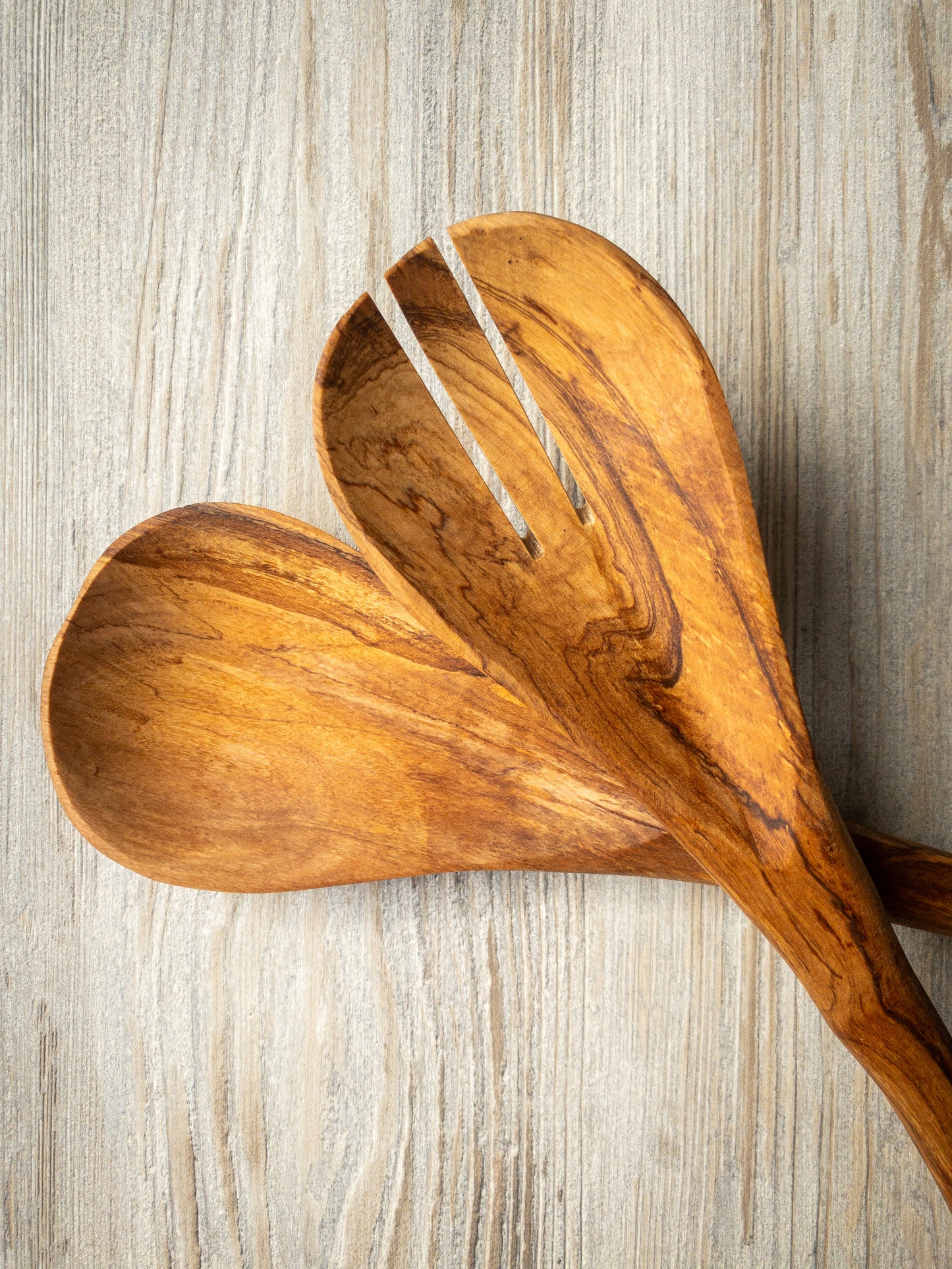 Red Bead Salad Servers