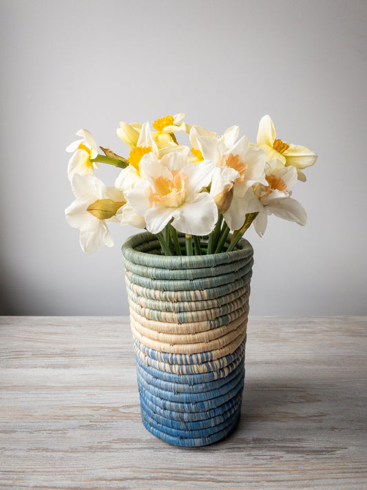 Blue Ombre Vase